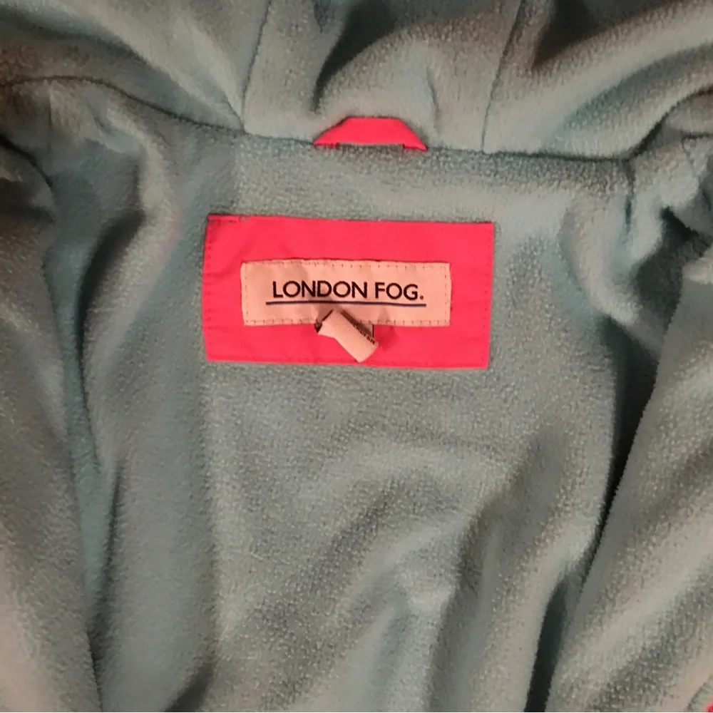 London Fog coat jacket for a girl L14/16 + Circo pink turtleneck 100% cotton